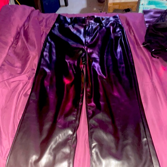 Black leather pants - Picture 1 of 1